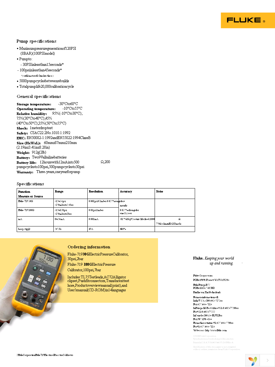 FLUKE-719 30G Page 2